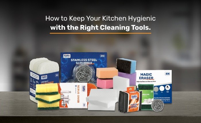 How to Keep Your Kitchen Hygienic with the Right Cleaning Tools.