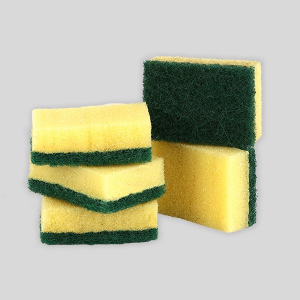 Fadlo Scrubber Sponge Basic Economy Pack (Green Yellow)