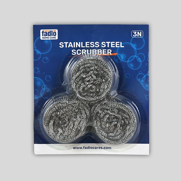 Fadlo Steel Scrubber 3 in 1 (15hm x 3 Nos)