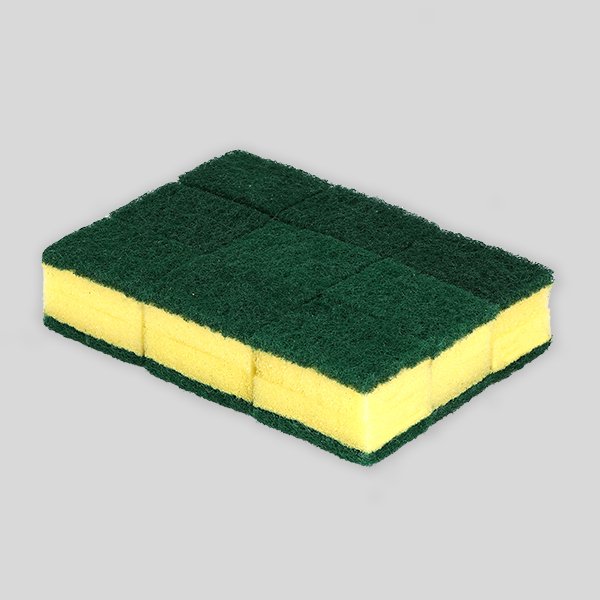 Fadlo Scrubber Sponge Basic Economy Pack (Green Yellow)